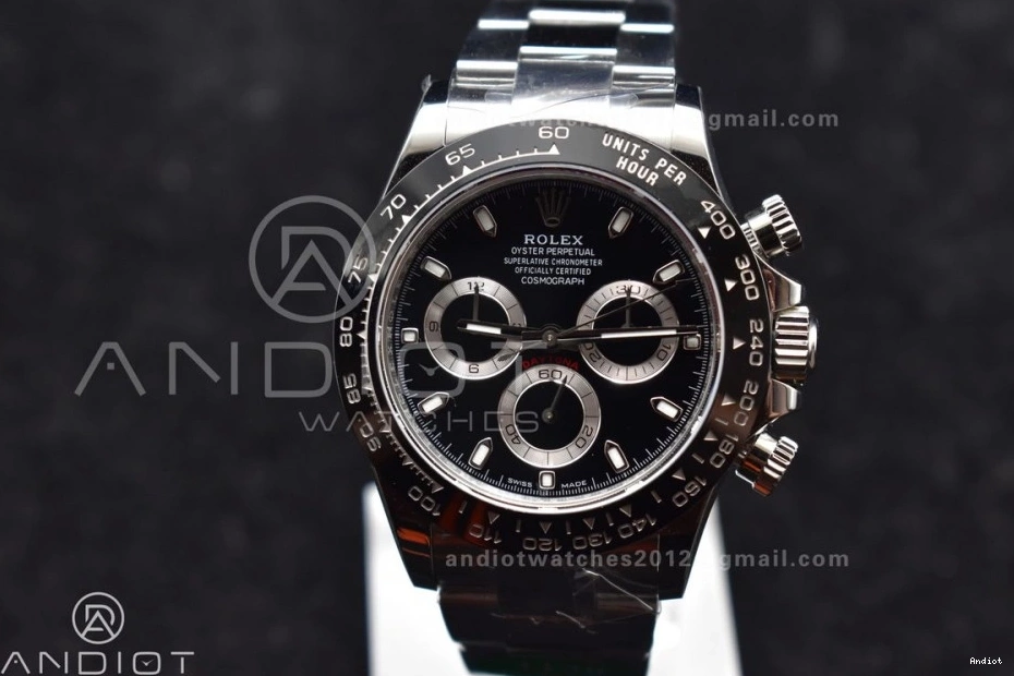 SS Thermal Dial 904L SH Black and Case Edition APSF Daytona 116500 733 Best Bracelet 1:1 0714